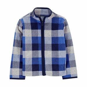 OshKosh B'gosh Blue and White Plaid Jacket